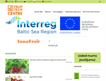 Tablet Screenshot of fruittechcentre.eu
